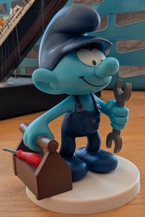 5 FIGURAS PITUFOS ORIGINALES PEYO