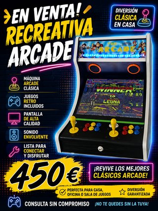 maquina recreativa bartop