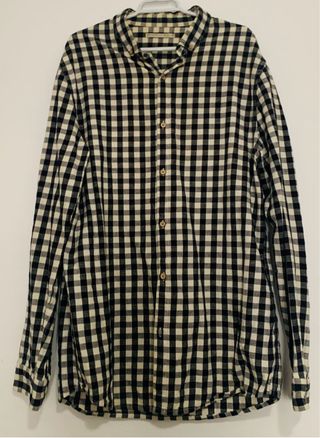 Camisa de cuadros hombre Talla L Bershka BSK vichy