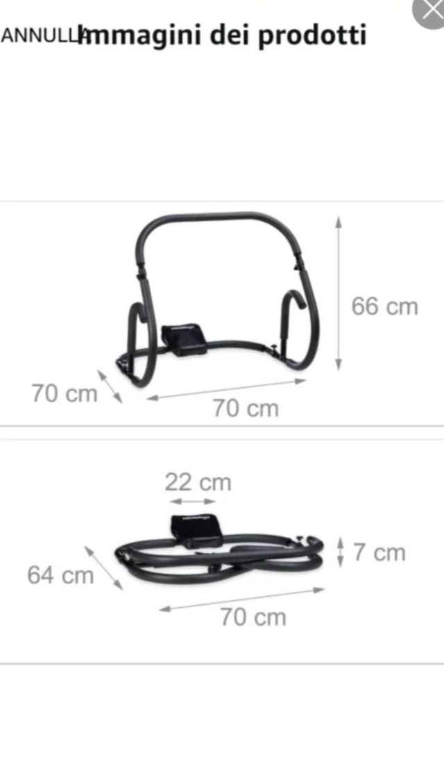 Attrezzo per addominali