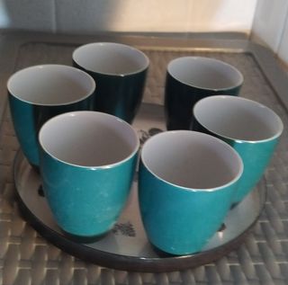 Juego tetera y vasos