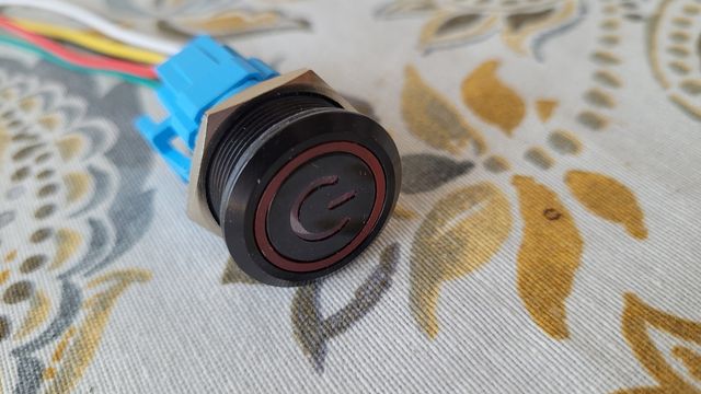 Boton interruptor 12-24v 19mm