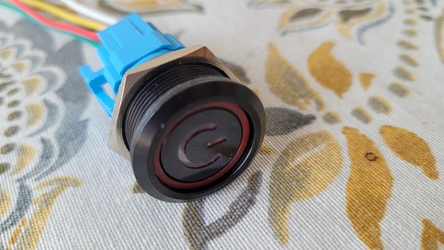 Boton interruptor 12-24v 19mm