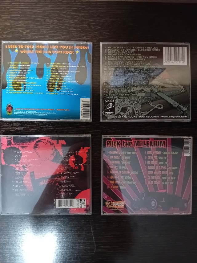 Lote 8 CDs Recopilatorios VVAA punk rock