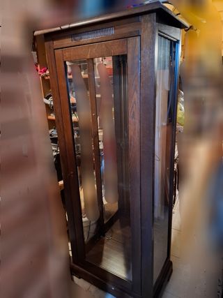 Vitrinas madera y cristal