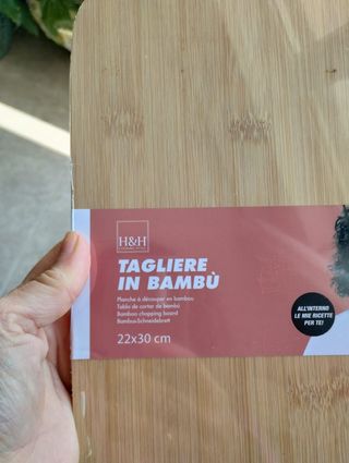 TAGLIERE IN BAMBÙ 