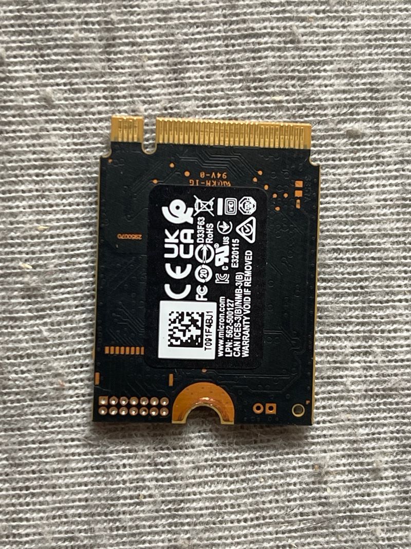 Disco duro nvme m2 512gb 2230 afbeelding 2