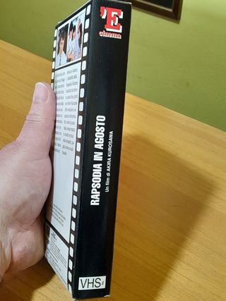 VIDEOCASSETTA VHS FILM RAPSODIA IN AGOSTO