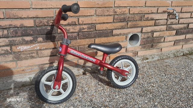 Bici infantil chicco rojo