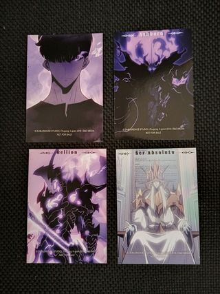 Tarjetas de Solo Leveling