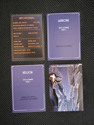 Tarjetas de Solo Leveling