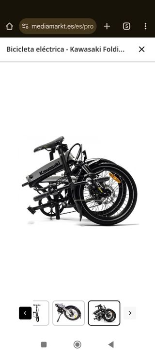 Bicicleta electrica plegable