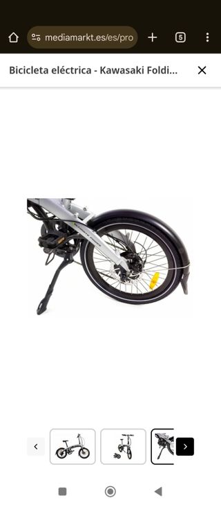 Bicicleta electrica plegable