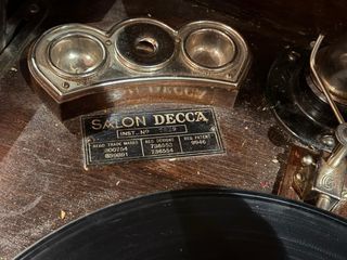 Gramófono salón decca 1920