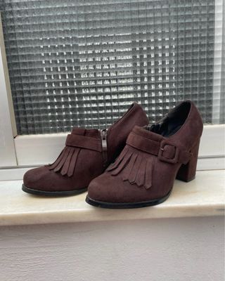 Zapatos botas de tacon
