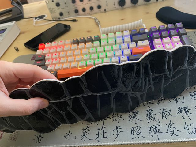 2pz Poggiapolsi Ergonomici per Tastiera a Nuvola