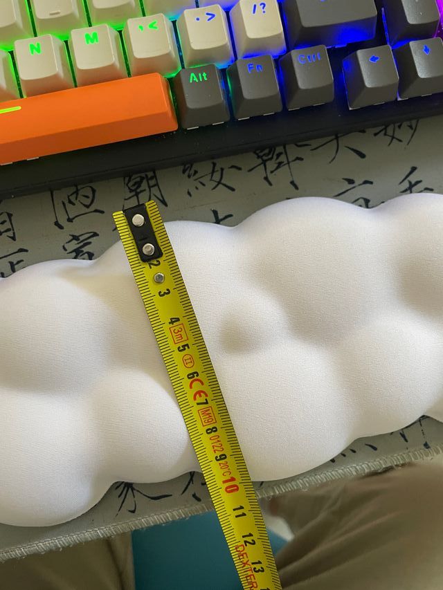 2pz Poggiapolsi Ergonomici per Tastiera a Nuvola