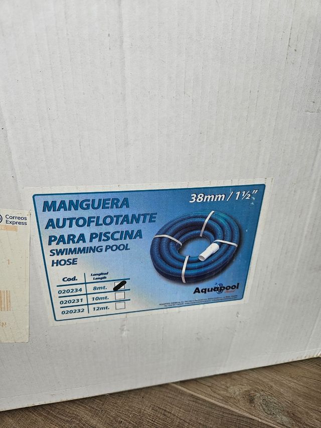 Manguera autoflotante piscina 8m
