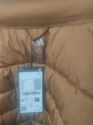 Chaquetón abrigo pluma XL