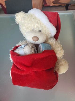 Peluche osettino babbo natale