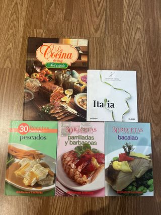 Lote libros cocina antiguos