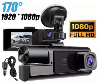 Cámara coche doble lente HD