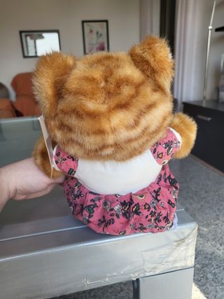 Peluche gattino con vestitino