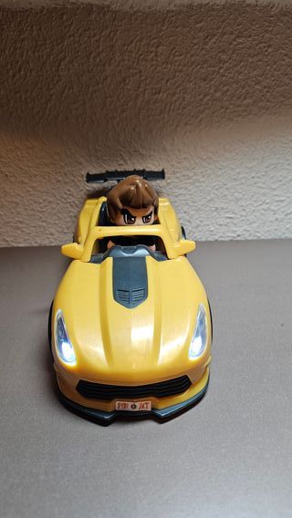 Pinypon Action Espía con coche amarillo