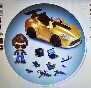 Pinypon Action Espía con coche amarillo