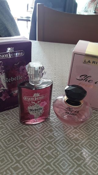 Rebelle chic 75 ml y She is mine 90 ml