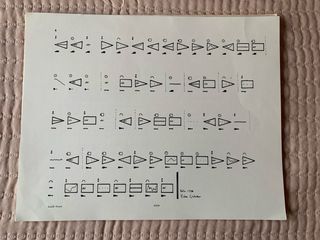 Partitura Globokar. Echanges. Trombón