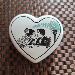 Cajita porcelana vintage Pereiras Portug