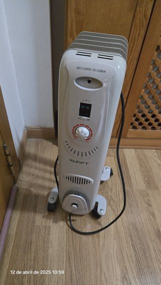 Radiador portátil con ruedas