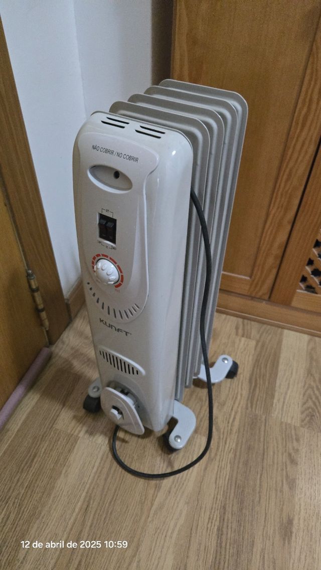 Radiador portátil con ruedas