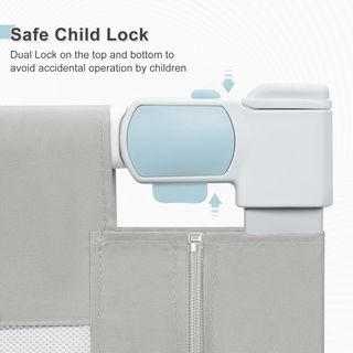 Barandilla de Seguridad Niños 150cm Blanca