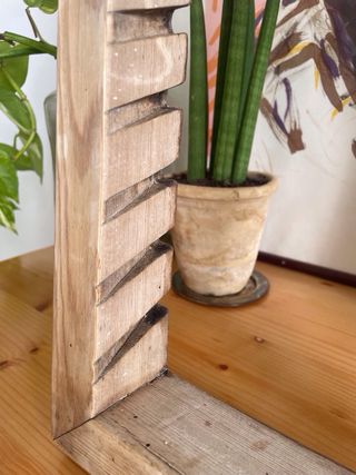 Antiguo platero madera