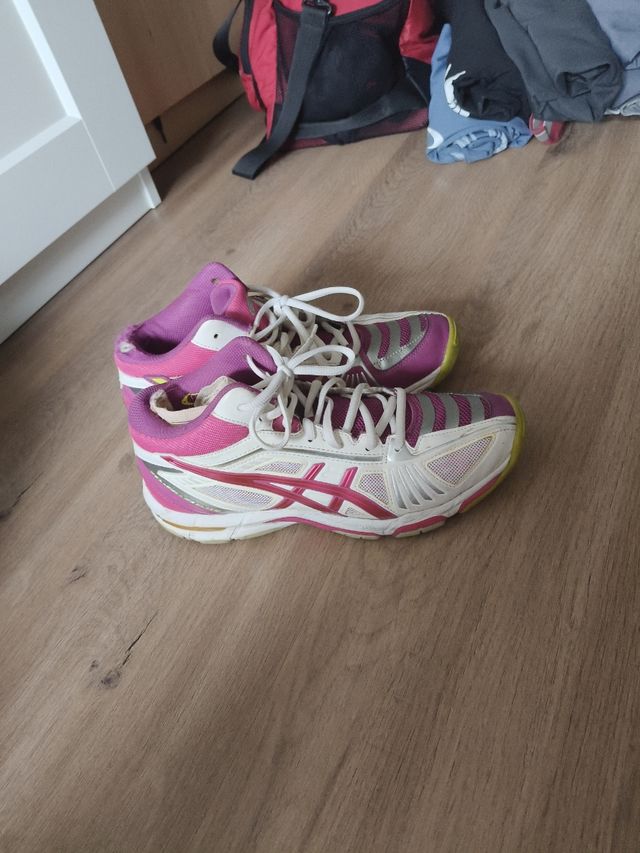 Zapatillas assics mujer volley ball 40