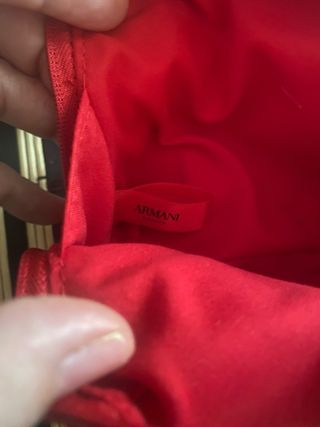 Neceser Armani en rojo Armani