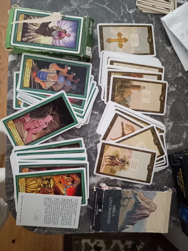 Tarot spagnolo, Rappel, Sibilla Lenormand, Marsiglia