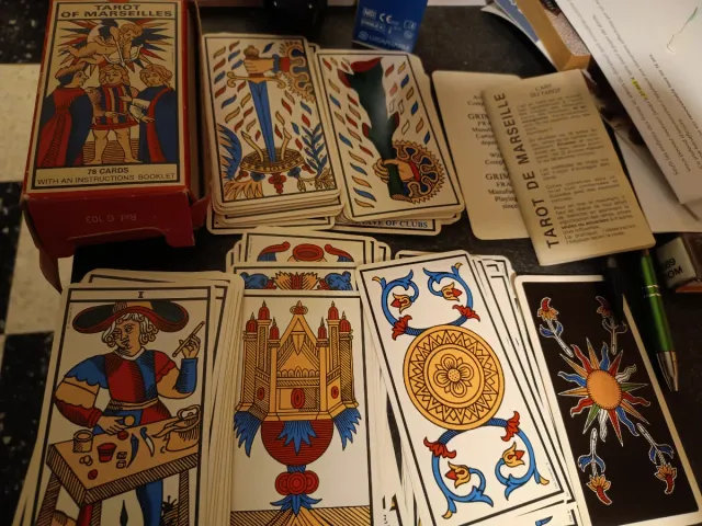 Tarot spagnolo, Rappel, Sibilla Lenormand, Marsiglia