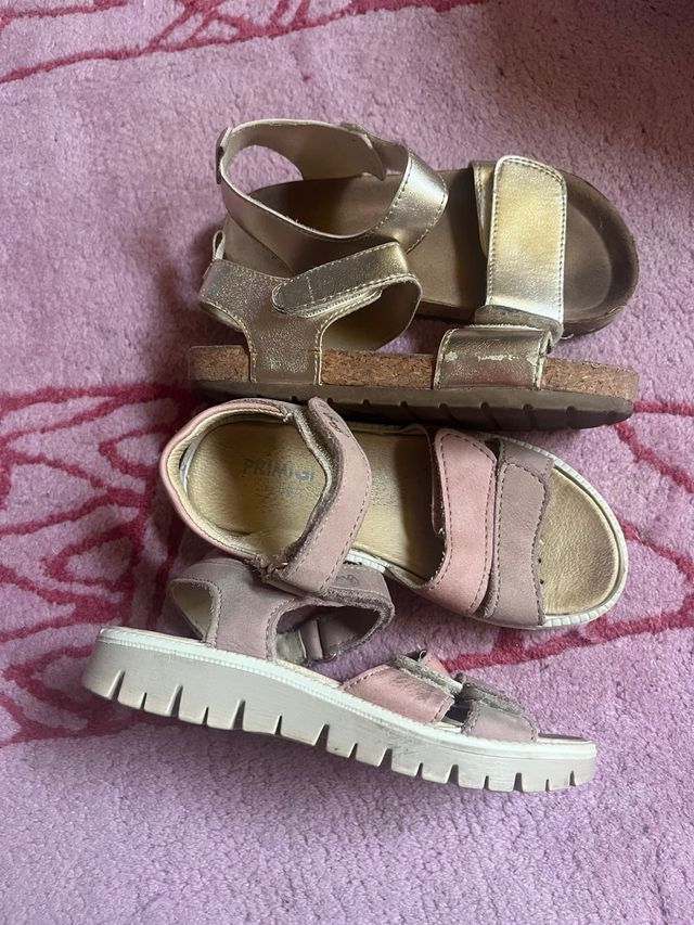 Lote sandalias niña número 28