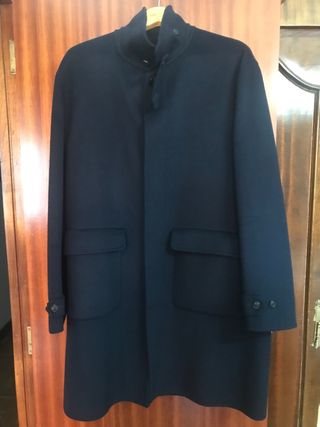ABRIGO ¡¡EMIDIO TUCCI!! AZUL MARINO “SIN ESTRENAR”