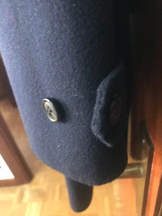 ABRIGO ¡¡EMIDIO TUCCI!! AZUL MARINO “SIN ESTRENAR”
