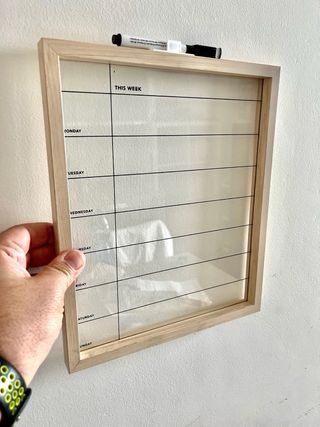 Lavagna tableau transparent board orga