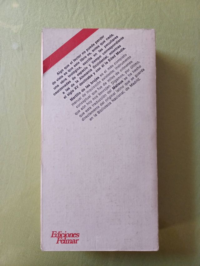 El martillo de las brujas. Kraemer y Sprenger.