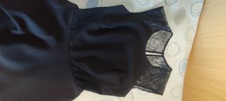 Vestido fiesta con encaje