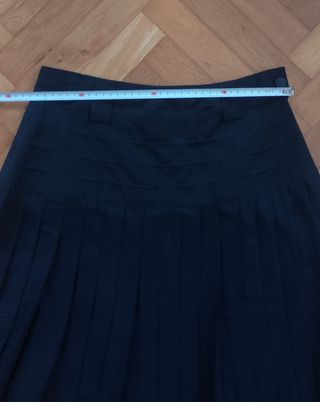 Falda Plisada Negra 