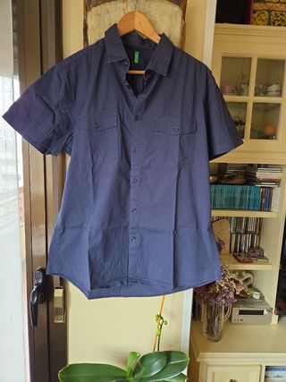 Camisa United Benetton XL azul oscura