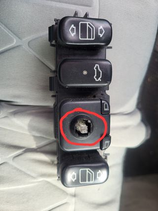 Comando specchietti clk 208