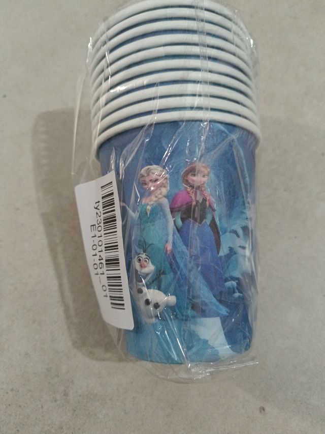 Vasos cumpleaños Frozen